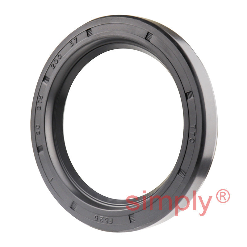 2x2.75x0.37 inch Nitrile Rubber Single Lip Rotary Shaft Oil Seal with Garter Spring R21 / SC