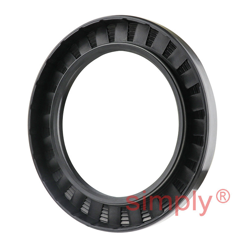 3.37x4.87x0.5 inch Nitrile Rubber Single Lip Rotary Shaft Oil Seal with Garter Spring R23 / TC