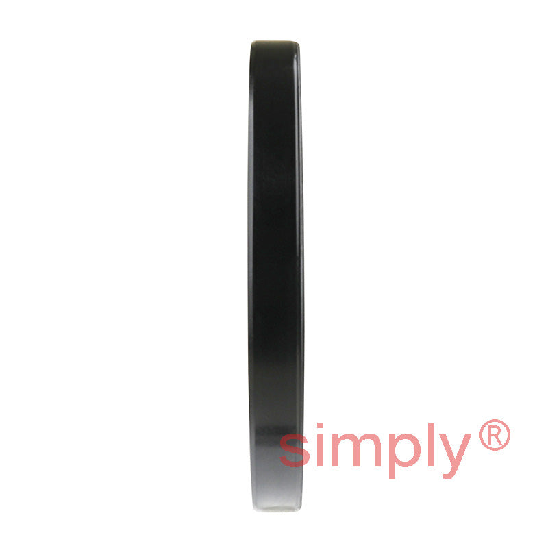 3.37x4.87x0.5 inch Nitrile Rubber Single Lip Rotary Shaft Oil Seal with Garter Spring R23 / TC