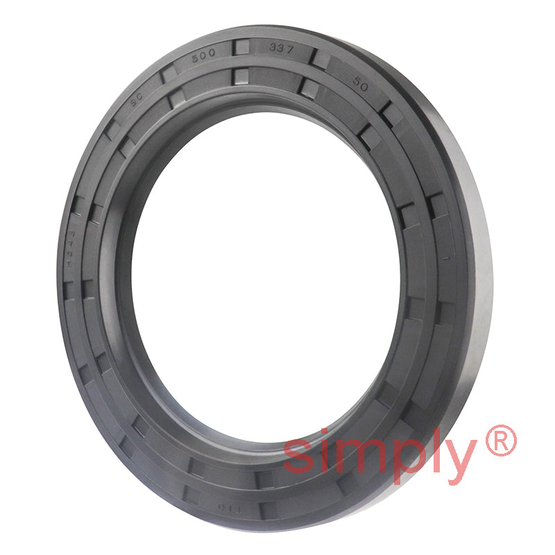 3.37x5x0.5 inch Nitrile Rubber Single Lip Rotary Shaft Oil Seal with Garter Spring R21 / SC