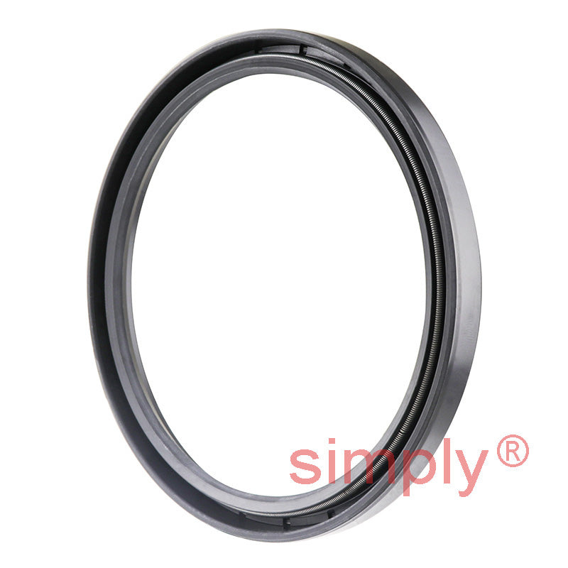 3.5x4.12x0.37 inch Nitrile Rubber Single Lip Rotary Shaft Oil Seal with Garter Spring R21 / SC