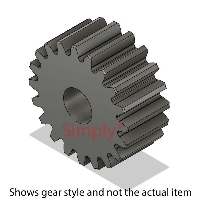 SS30/90A-25 Metric EN8 Spur Gear 90 Tooth 3 Mod Pilot Bored 25mm (H8)