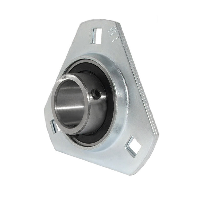 SBPFT203-11 Pressed Steel 3 Bolt Triangle Flange Housing with 11/16 inch insert