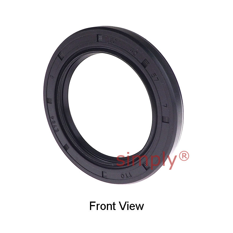 40x57x7mm Nitrile Rubber Double Lip Rotary Shaft Oil Seal with Garter Spring TC / R23