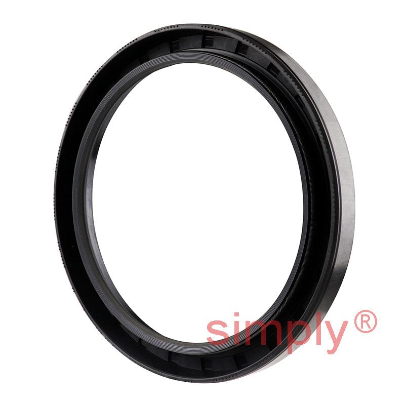 4.37x5.5x0.5 inch Nitrile Rubber Single Lip Rotary Shaft Oil Seal with Garter Spring R21 / SC