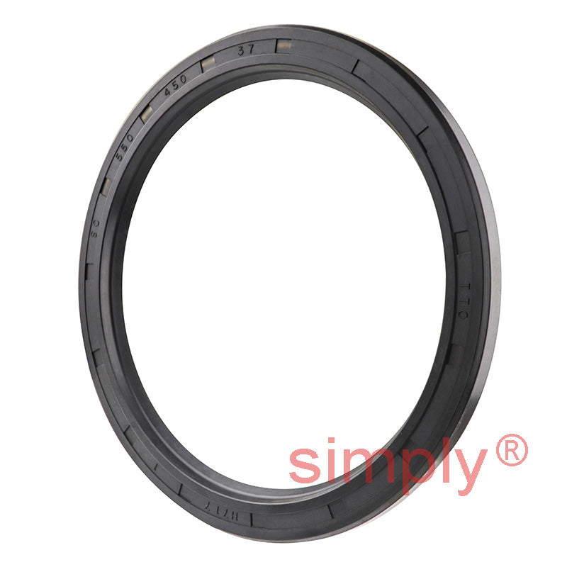 4.5x5.5x0.37 inch Nitrile Rubber Single Lip Rotary Shaft Oil Seal with Garter Spring R21 / SC