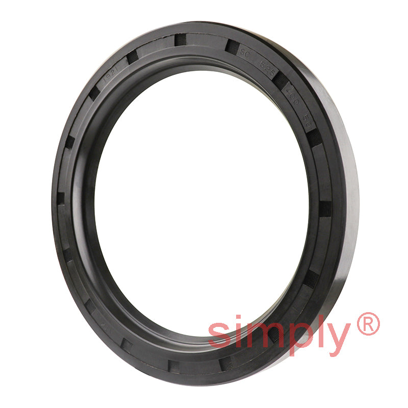 4x5.25x0.5 inch Nitrile Rubber Single Lip Rotary Shaft Oil Seal with Garter Spring R21 / SC