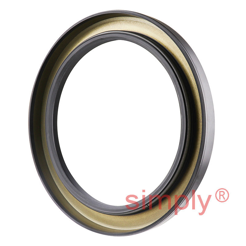 4x5.25x0.5 inch Nitrile Rubber Double Lip Rotary Shaft Oil Seal with Garter Spring R23 / TC Style