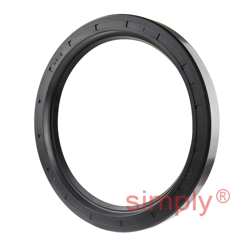 4x5.5x0.5 inch Nitrile Rubber Single Lip Rotary Shaft Oil Seal with Garter Spring R21 / SC