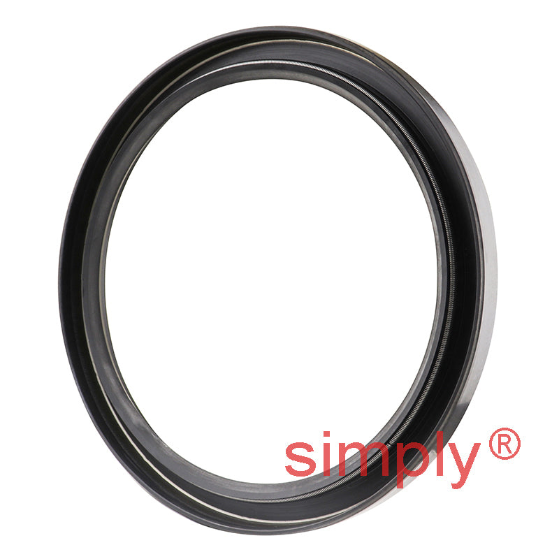 5.12x6.25x0.5 inch Nitrile Rubber Single Lip Rotary Shaft Oil Seal with Garter Spring R21 / SC