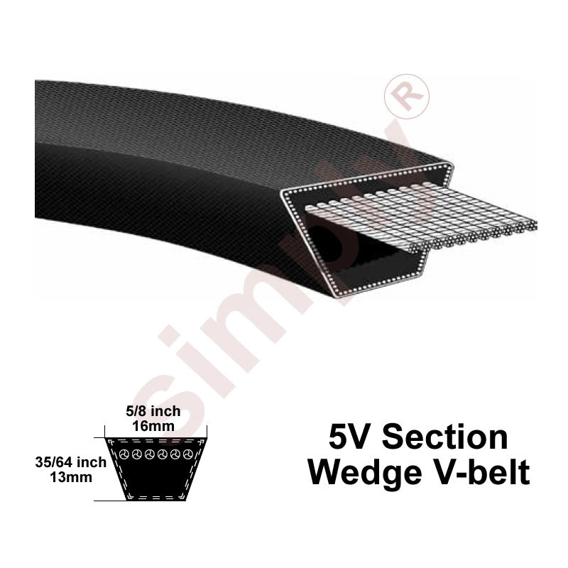 Major Brand 5V2360 Narrow Profile V-Belt - Allow 2-3 Days