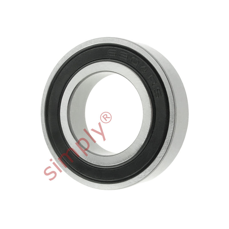 Major Branded 619042RSR Rubber Sealed Thin Deep Groove Ball Bearing 20x37x9mm
