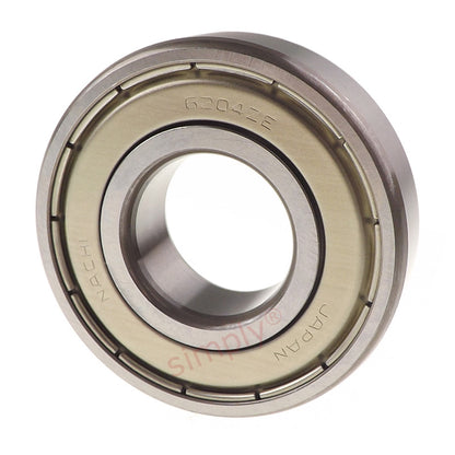 NACHI 6204ZZE Metal Shielded Deep Groove Ball Bearing 20x47x14mm