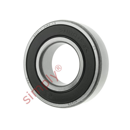FAG 62052RSRC3 Rubber Sealed Deep Groove Ball Bearing 25x52x15mm