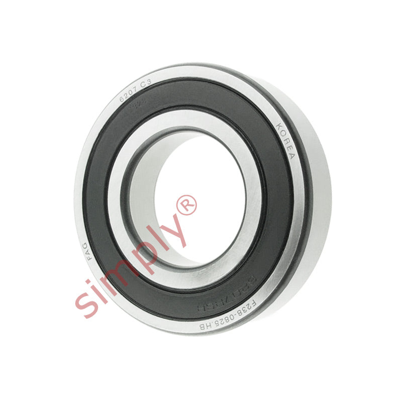 Major Branded 62072RSRC4 Rubber Sealed Deep Groove Ball Bearing 35x72x17mm