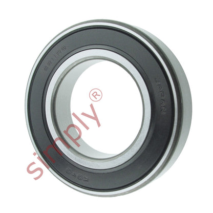 KOYO 62112RS Rubber Sealed Deep Groove Ball Bearing 55x100x21mm