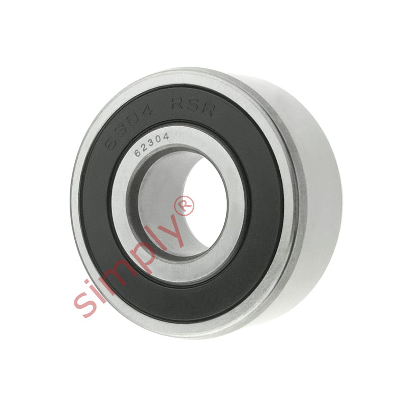 Major Branded 623042RSR Rubber Sealed Deep Groove Ball Bearing 20x52x21mm