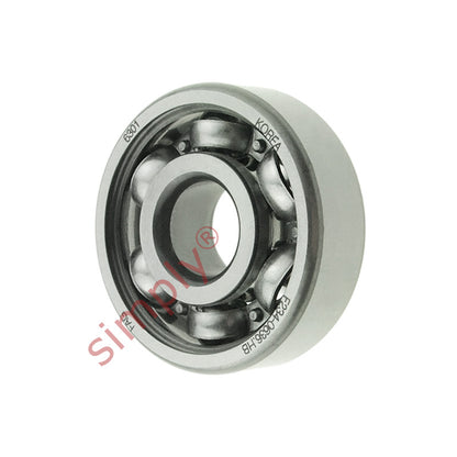 FAG 6301 Open Deep Groove Ball Bearing 12x37x12mm
