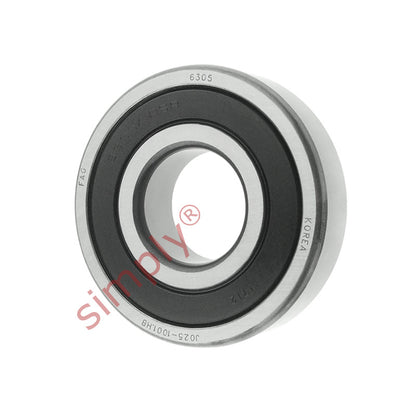 FAG 63052RSR Rubber Sealed Deep Groove Ball Bearing 25x62x17mm