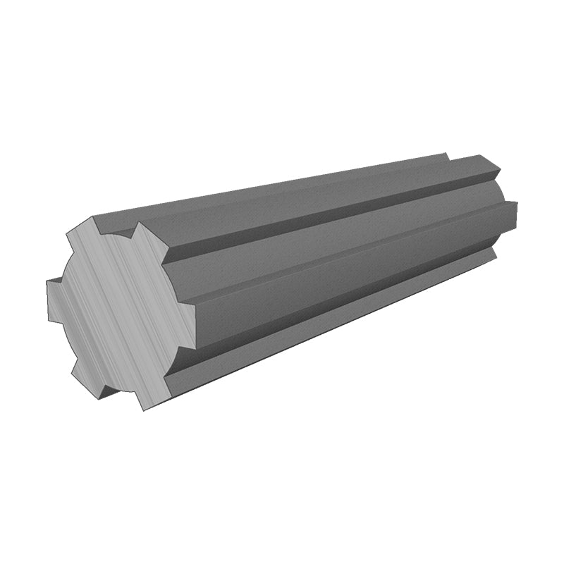 Major Brand SPS20X16X4/1 Metric Steel Splined Shaft with 6 Splines 16x20x1000mm - Allow 2-3 Days