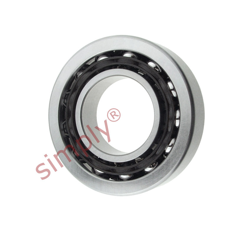 Budget SS7306 Stainless Steel Single Row Angular Contact Open Ball Bearing 30x72x19mm