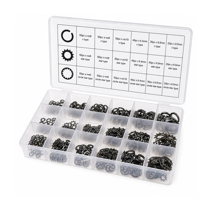 720 Piece Carbon Steel Spring and Washer Set
