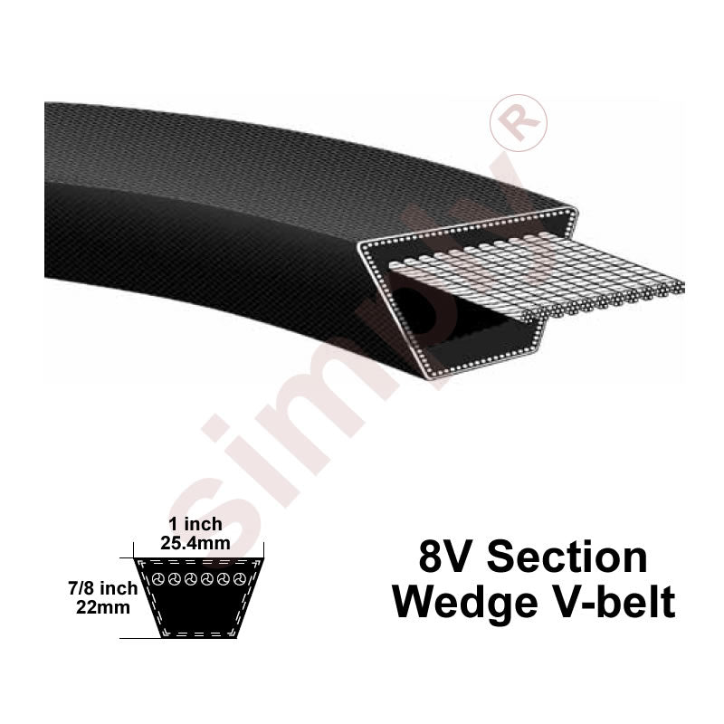 8V1900 Pix Narrow Profile V-Belt