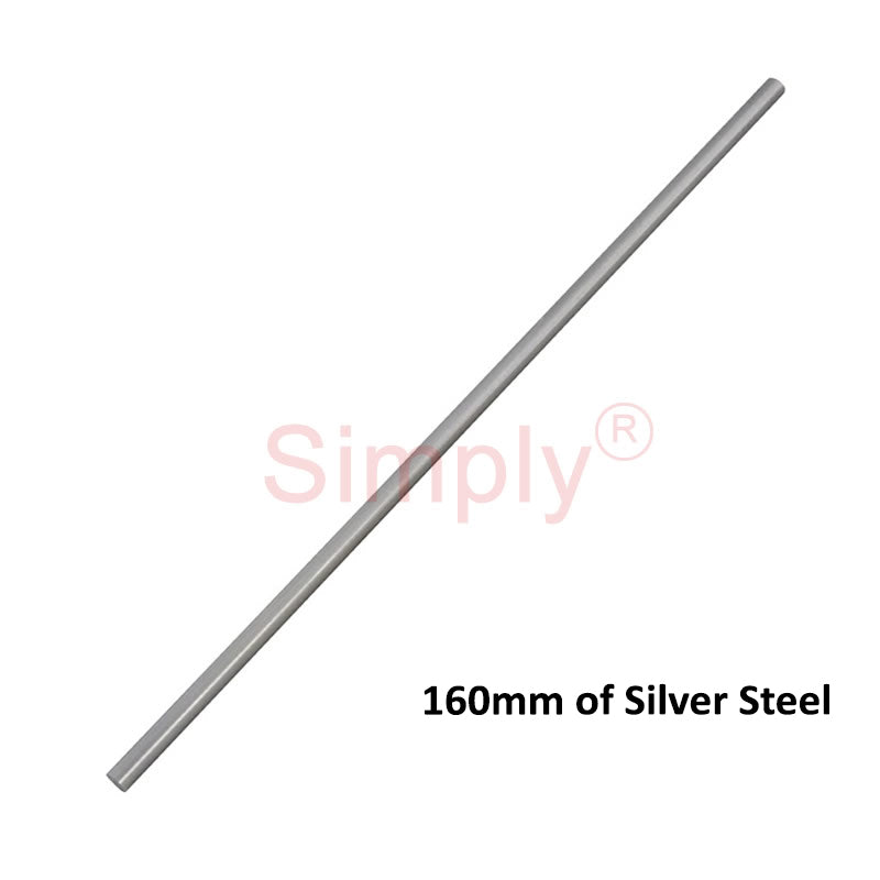 2mm Diameter Silver Steel Round Bar