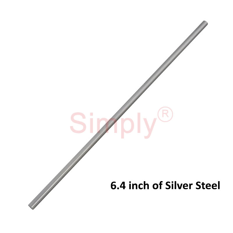 5/32 inch Diameter Silver Steel Round Bar
