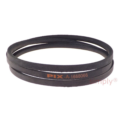 A-1668066 Lawn and Garden Machinery V-Belt Fits Simplicity