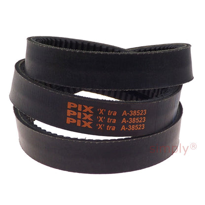 A-38523 Lawn and Garden Machinery Toothed 2 Ribbed Belt Fits Bobcat