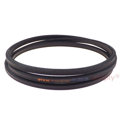 A-531007550 Lawn and Garden Machinery Double Angle V-Belt Fits Husqvarna
