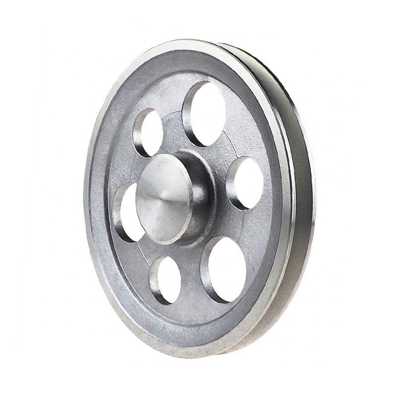SPZ Section Un-Bored Aluminium Pulley with 1 Groove 150mm Pitch Diameter