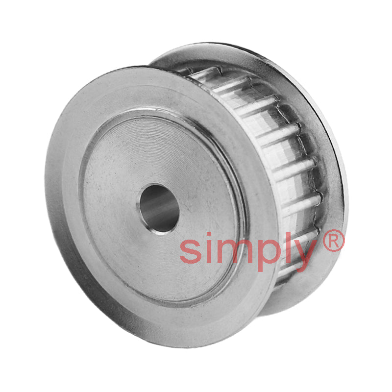 Aluminium Pilot Bore AT10 Timing Pulley with Flanges 10mm Pitch 22 Tooth for 32mm Wide Belts - Overall Width 47mm - Allow 2-3 Days