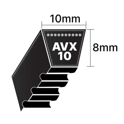 AVX10x1300 Pix AVX-Section Cogged V-Belt