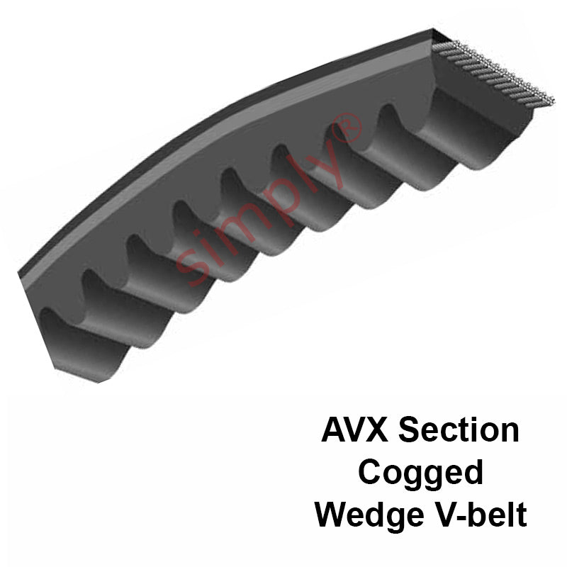 AVX11x528 Pix AVX-Section Cogged V-Belt