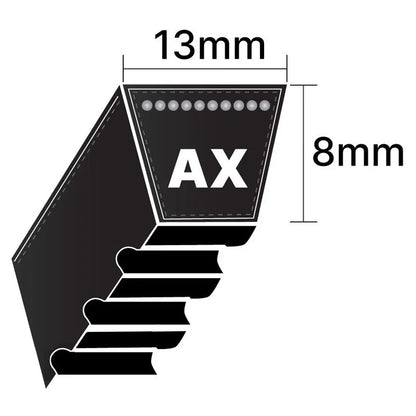AX39 Pix AX-Section Cogged V-Belt
