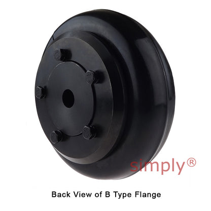 Major Branded F60B/F60B Pilot Bored Tyre Drive Coupling Assembly with Fire Resistant Antistatic (F.R.A.S) Tyre