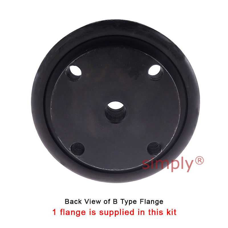 Major Branded F40H/F40B Outer Facing Taper Bore/Pilot Bored Tyre Drive Coupling Assembly with Natural Rubber Tyre