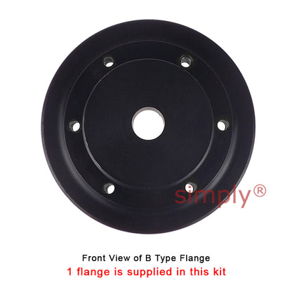 Major Branded F80H/F80B Outer Facing Taper Bore/Pilot Bored Tyre Drive Coupling Assembly with Natural Rubber Tyre