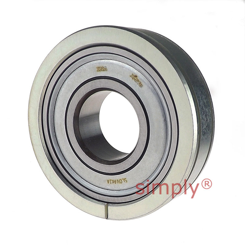 INA BE35 Metric Parallel Outer Bearing Insert with Steel Aligning Ring and P Seals 35x80x21mm