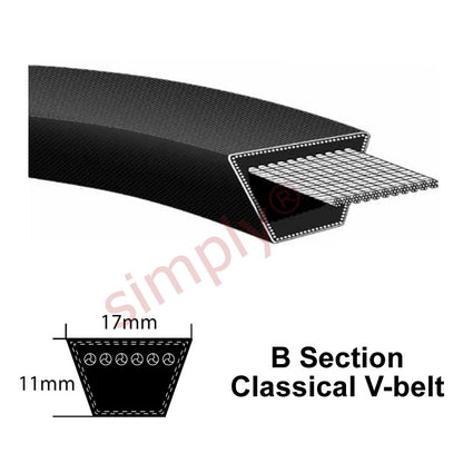 B65 Pix Classical B-Section Muscle V-Belt
