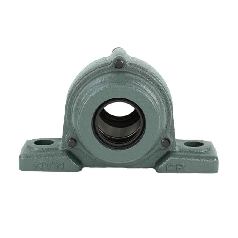 NTN C-UKPX07SD1/HS2307 Imperial Cast Iron Two Bolt Pillow / Plummer Block Housing with Cast Iron Cover - Open Version - Insert and Adaptor Sleeve Fits 1-1/8 inch Shaft - Allow 2-3 Days