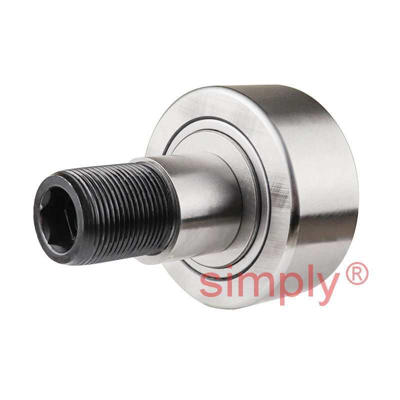 Budget NUKRE47A Crowned Cam Follower with Eccentric Stud 47x24x24 M20x1.5 Thread