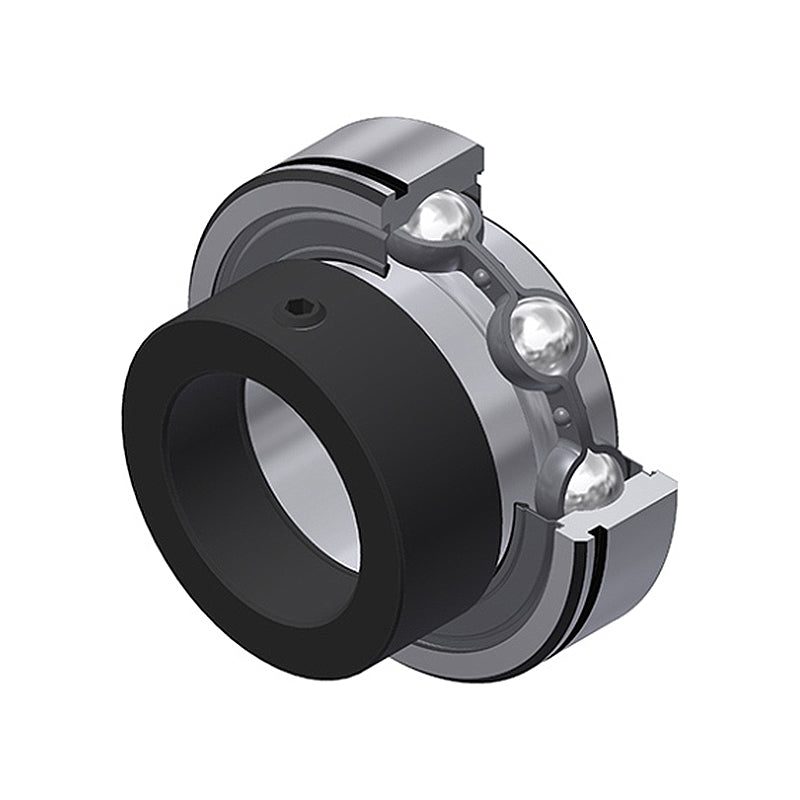 SNR CES207 Metric Flatback Grooved Parallel Outer Bearing Insert 35mm Bore 72mm Outside Diameter with Eccentric Collar