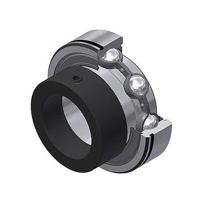 SNR CES209 Metric Flatback Grooved Parallel Outer Bearing Insert 45mm Bore 85mm Outside Diameter with Eccentric Collar