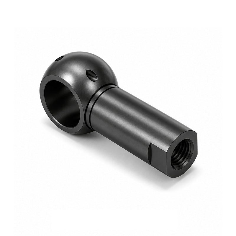 Chiavette B8 Right Hand Steel Ball Socket with Internal Snap Ring and Holes for Safety Clip 8mm Ball Diameter M5 Thread - Allow 2-3 Days