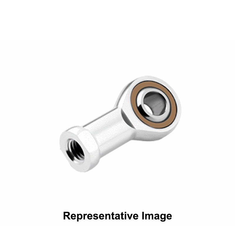 Chiavette CFXL12 Left Hand Stainless Steel / Bronze Lined Plain Female Rod End 12mm Bore M12 Thread - Allow 2-3 Days