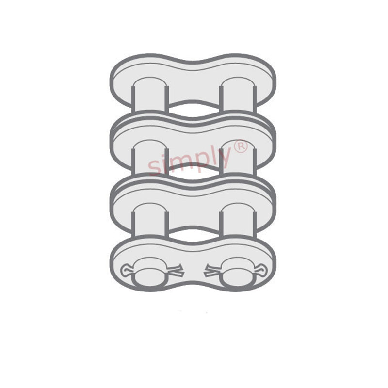 Renold Blue Box 16B-3-NO58 BS Triplex Chain Cottered Connecting Link 1 inch Pitch