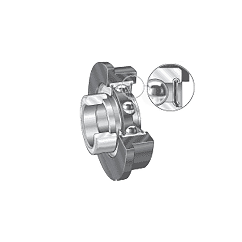 INA CRB35/110XL Metric Bearing Insert with Rubber Interliner and P Seals and Eccentric Collar 35x112.3x44.4mm